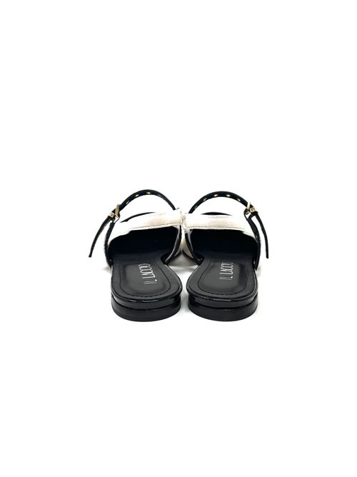 Slingback donna con cinturino IL LACCIO | A1151NAPPAVERNICELATTENERO